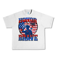 Lunar Rock honor the brave Urban Heavy Tee - Zillion Design Studio