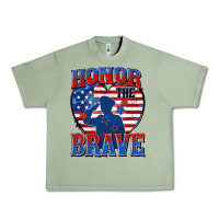 Oil Green honor the brave Urban Heavy Tee - Zillion Design Studio
