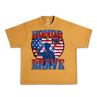 Peanut Butter honor the brave Urban Heavy Tee - Zillion Design Studio