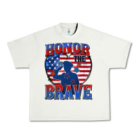 Pistachio honor the brave Urban Heavy Tee - Zillion Design Studio
