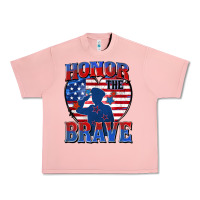Salmon honor the brave Urban Heavy Tee - Zillion Design Studio