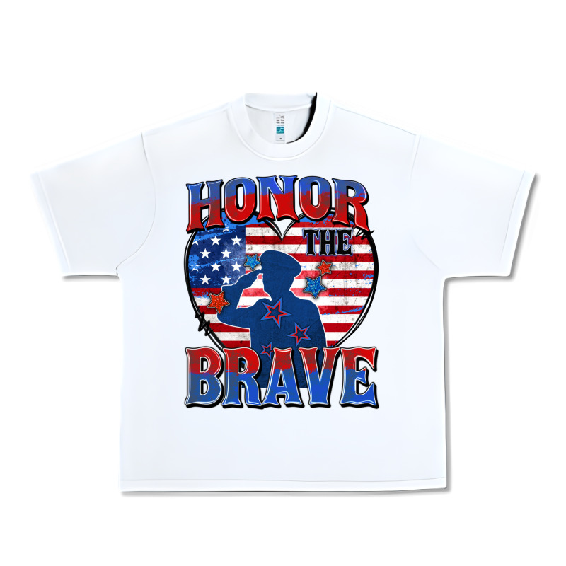 Honor The Brave Urban Heavy Tee by Zillion Design Studio | Teevron