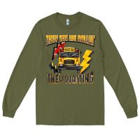 Army Green they see me rollin they waiting Long Sleeve Tee - texasbilliewilder