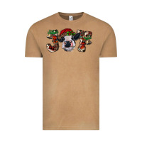 Vintage Camel Christmas Joy Heifer Cow Vintage Tee - RanaPortraitStore