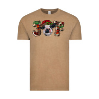 Vintage Coffee Christmas Joy Heifer Cow Vintage Tee - RanaPortraitStore