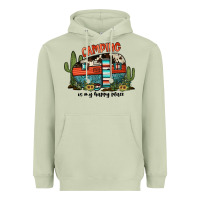Matcha camping is my happy place Heavyweight Hoodie - JahusDesignShop