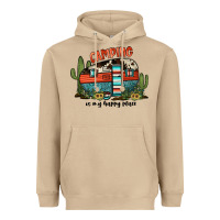 Mushroom camping is my happy place Heavyweight Hoodie - JahusDesignShop
