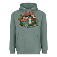 Sage camping is my happy place Heavyweight Hoodie - JahusDesignShop