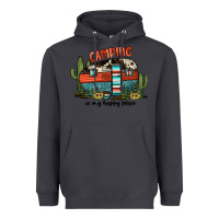 Smoke camping is my happy place Heavyweight Hoodie - JahusDesignShop