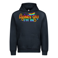 Navy Sounds Gay I'm in Pride LGBTQ Urban Hoodie - BundleAndBundleShop