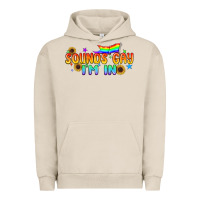 Pigment French Oak Sounds Gay I'm in Pride LGBTQ Urban Hoodie - BundleAndBundleShop