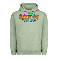 Pigment Oil Green Sounds Gay I'm in Pride LGBTQ Urban Hoodie - BundleAndBundleShop