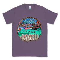Lavender Hello Summer Let's Go To The Beach Classic Tee - SublimationCraftShop