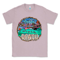 Lilac Hello Summer Let's Go To The Beach Classic Tee - SublimationCraftShop