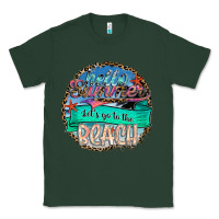 Sports Green Hello Summer Let's Go To The Beach Classic Tee - SublimationCraftShop