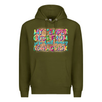 Army Green my temper goes from zerobail money real quick Premium Hoodie - NancyCooperArtShop