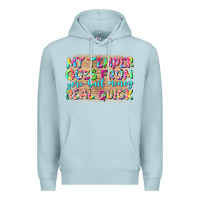 Blue Mist my temper goes from zerobail money real quick Premium Hoodie - NancyCooperArtShop