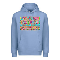 Colony Blue my temper goes from zerobail money real quick Premium Hoodie - NancyCooperArtShop