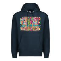 Navy my temper goes from zerobail money real quick Premium Hoodie - NancyCooperArtShop