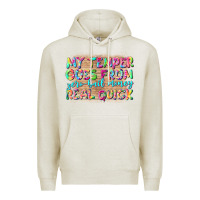 Oatmeal Heather my temper goes from zerobail money real quick Premium Hoodie - NancyCooperArtShop