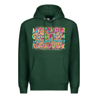 Sports Green my temper goes from zerobail money real quick Premium Hoodie - NancyCooperArtShop