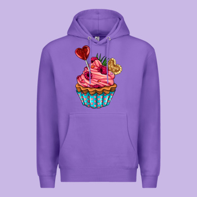 Valentines Day Cupcake Premium Hoodie Designed By Adodesignshop