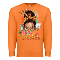 Carrot art teacher messy bun Premium Sweatshirt - NancyCooperArtShop