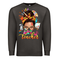 Smoke art teacher messy bun Premium Sweatshirt - NancyCooperArtShop