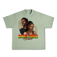 Oil Green afro black love matters Urban Heavy Tee - texasbilliewilder