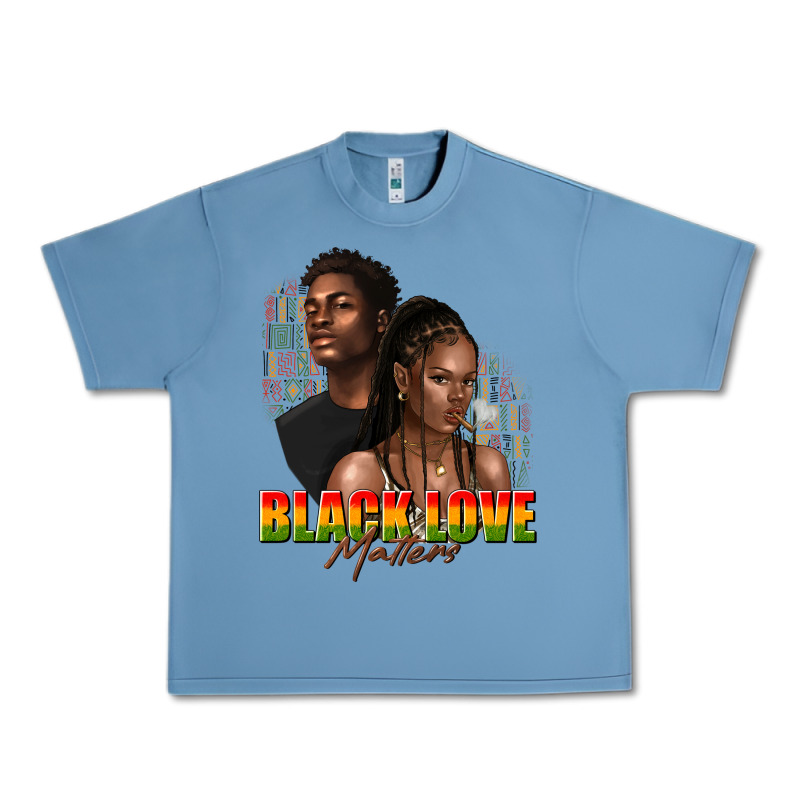 Afro Black Love Matters Urban Heavy Tee by texasbilliewilder | Teevron