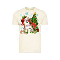 Vintage Arctic Christmas unicorn Vintage Tee - Zillion Design Studio