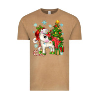 Vintage Camel Christmas unicorn Vintage Tee - Zillion Design Studio