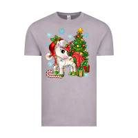 Vintage Zinc Christmas unicorn Vintage Tee - Zillion Design Studio