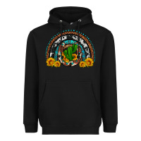 Black cactus sunflower horseshoe rainbow Heavyweight Hoodie - Artiststas
