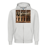 Dove Grey melanin American flag Zipper Hoodie - HRA Design Shop