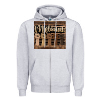Heather Grey melanin American flag Zipper Hoodie - HRA Design Shop
