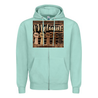 Seafoam melanin American flag Zipper Hoodie - HRA Design Shop