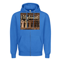 True Royal melanin American flag Zipper Hoodie - HRA Design Shop