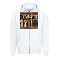 Melanin American Flag Zipper Hoodie | Teevron