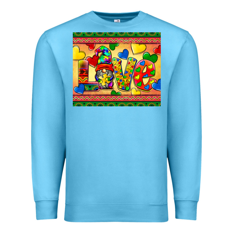 Love Autism Awareness Premium Sweatshirt by BarkalooDesign | Teevron