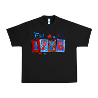 Black est 1776 Urban Heavy Tee - Zillion Design Studio