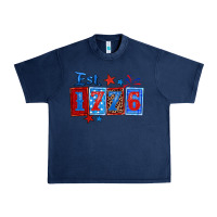 Navy est 1776 Urban Heavy Tee - Zillion Design Studio