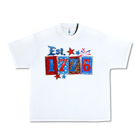 White est 1776 Urban Heavy Tee - Zillion Design Studio
