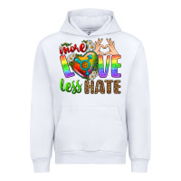 White More Love Less Hate LGBTQ Urban Hoodie - BundleAndBundleShop