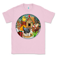 Bubblegum Pink Christmas coop ornament Classic Tee - FaDigitalArtStudio