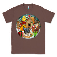 Chestnut Christmas coop ornament Classic Tee - FaDigitalArtStudio