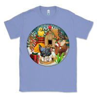 Colony Blue Christmas coop ornament Classic Tee - FaDigitalArtStudio
