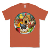 Copper Christmas coop ornament Classic Tee - FaDigitalArtStudio