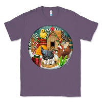 Lavender Christmas coop ornament Classic Tee - FaDigitalArtStudio
