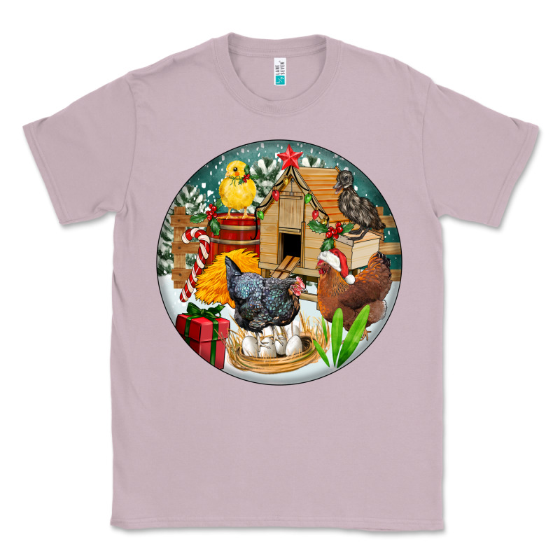 Christmas Coop Ornament Classic Tee by FaDigitalArtStudio | Teevron